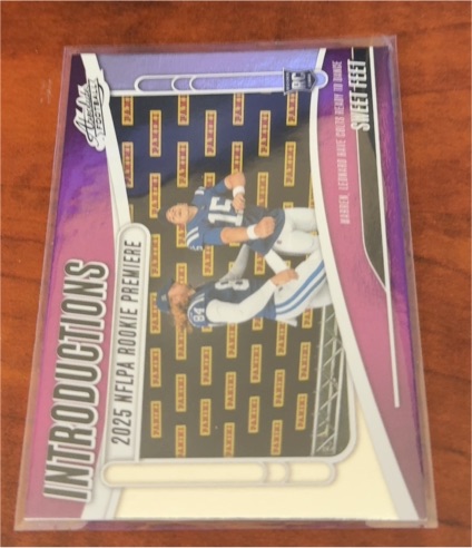 2025 Panini Absolute Introductions #I-TWN Tyler Warren Riley Leonard — front
