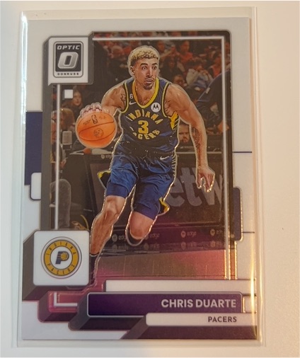 2022-23 Donruss Optic #105 Chris Duarte — front