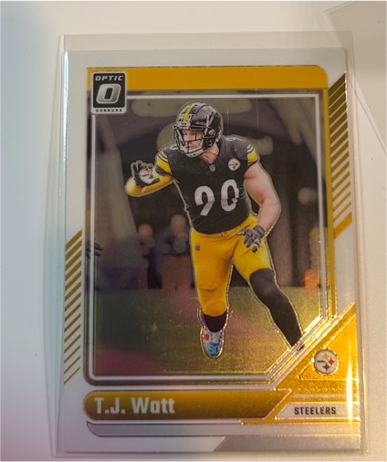 2024 Donruss Optic #169 T.J. Watt — front