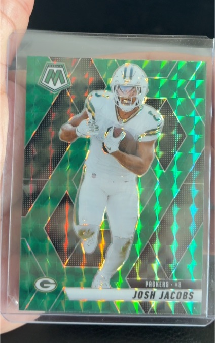 2025 Panini Mosaic #8 Josh Jacobs — front