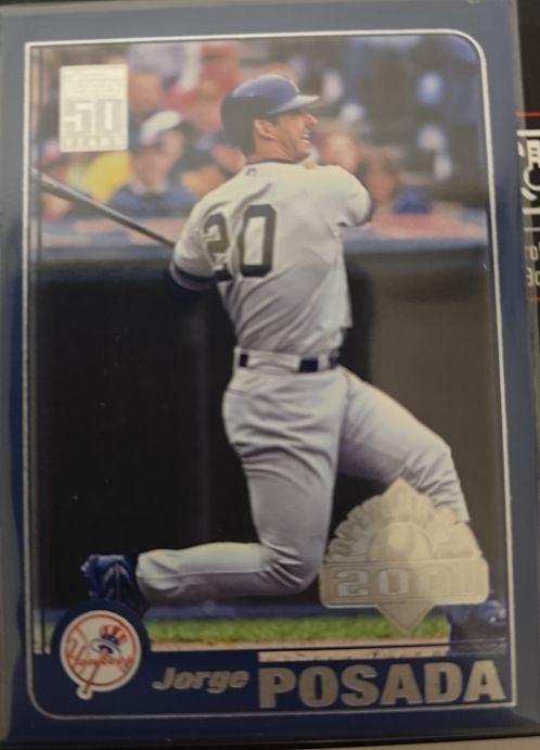 2001 Topps #20 Jorge Posada — front