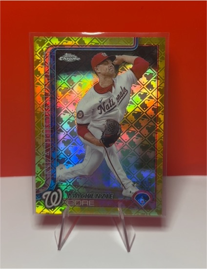 2025 Topps Chrome #160 MacKenzie Gore — front