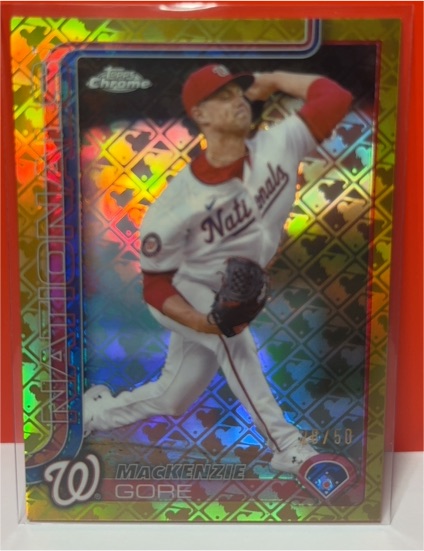 2025 Topps Chrome #160 MacKenzie Gore — front