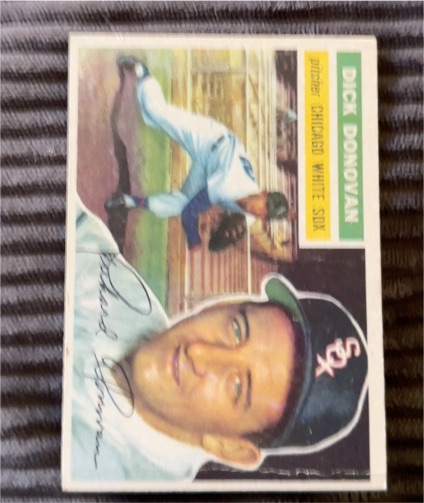 1956 Topps #18 Dick Donovan — front