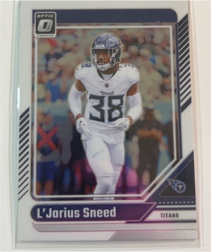 2024 Donruss Optic #194 L'Jarius Sneed — front