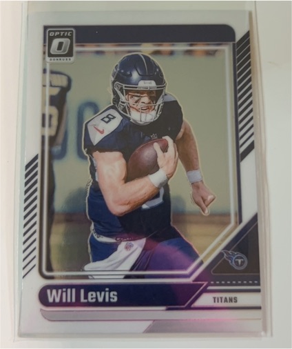 2024 Donruss Optic #189 Will Levis — front