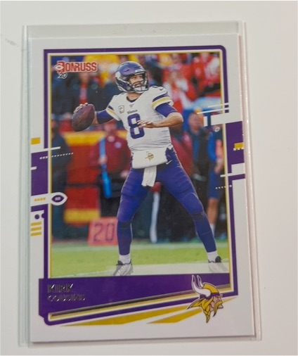2020 Donruss Football #158 Kirk Cousins — front