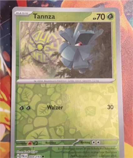 2023 Pokémon Paldea Evolved #004 Tannza — front