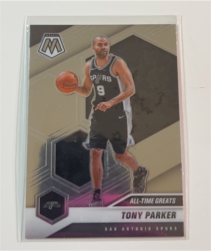 2020-21 Panini Mosaic #282 Tony Parker All-Time Greats — front