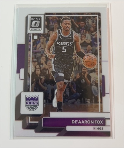2022-23 Panini Donruss Optic #130 De'Aaron Fox — front