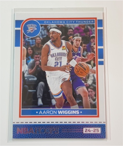 2024-25 Panini NBA Hoops #192 Aaron Wiggins — front