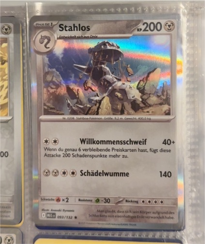 2025 Pokémon #093 Stahlos — front