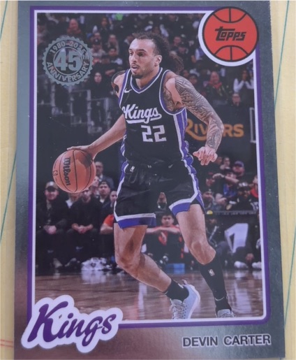 2025-26 Topps 1980-81 Topps Basketball #80BK-31 Devin Carter — front