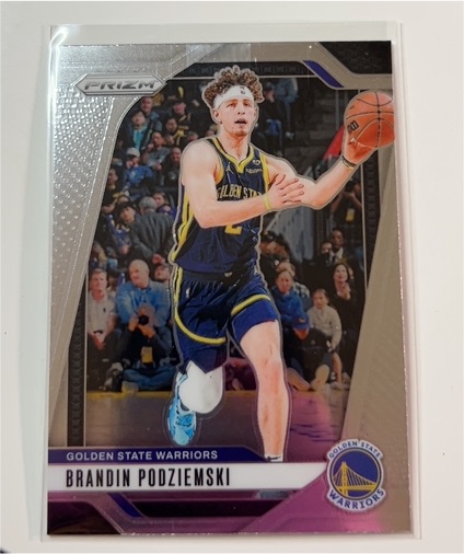 2024-25 Panini Prizm #81 Brandin Podziemski — front