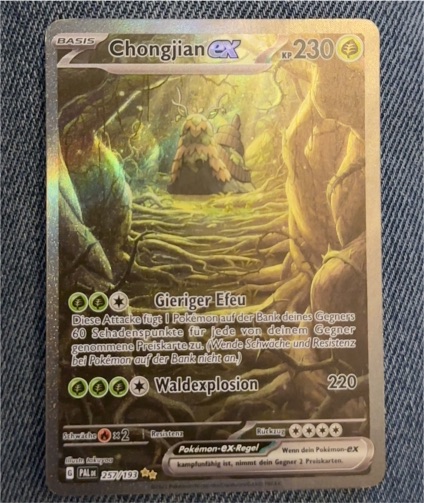 2023 Pokémon SV02: Paldea Evolved #257 Chongjian ex — front