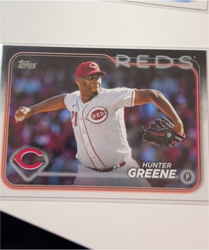 2024 Topps Series 1 #119 Hunter Greene — front