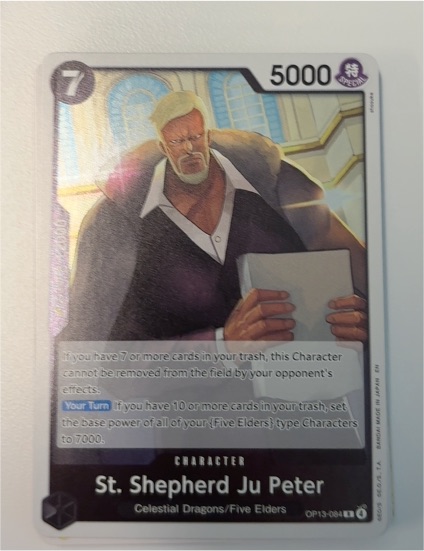 2023 One Piece Card Game OP13-084 St. Shepherd Ju Peter — front