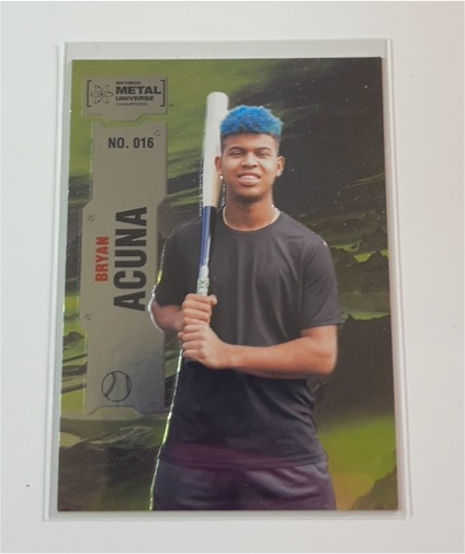 2022 Skybox Metal Universe Champions #016 Bryan Acuna — front