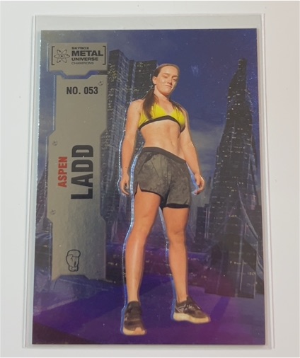 2022 Skybox Metal Universe Champions #053 Aspen Ladd — front