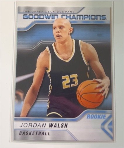 2023 Upper Deck Goodwin Champions #9 Jordan Walsh Rookie — front