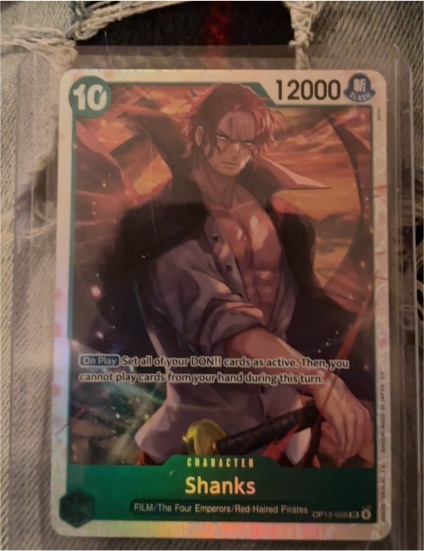 2024 One Piece OP13-028 Shanks Carrying On His Will — front
