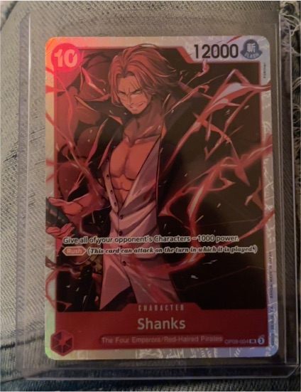 One Piece Card Game OP09-004 Shanks — front