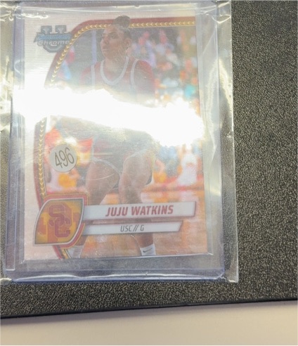 2024 Bowman University #496 Juju Watkins — front
