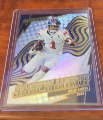 2025 Panini Revolution Shock Wave #1 Malik Nabers — front