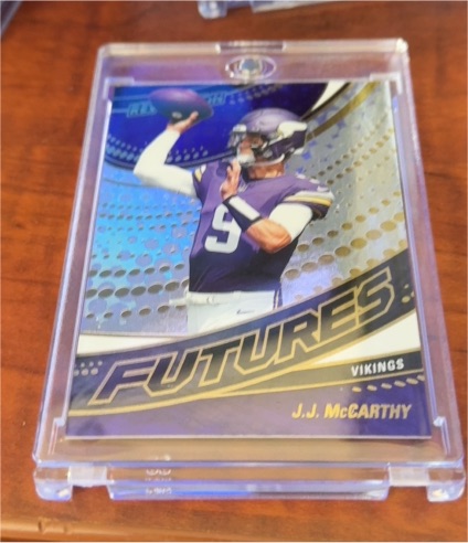 2025 Panini Revolution Football Futures #8 J.J. McCarthy — front