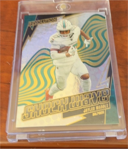 2025 Panini Revolution Football #41 Jaylen Waddle Shockwave — front