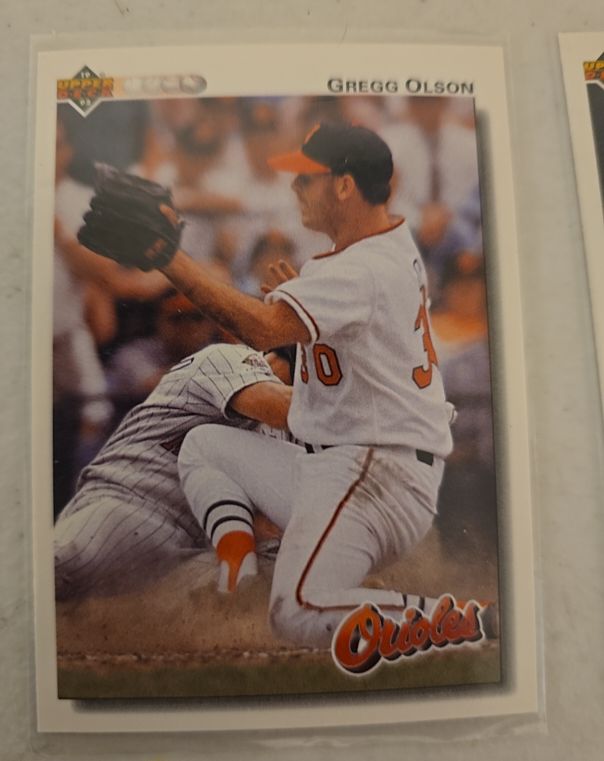 1992 Upper Deck #227 Gregg Olson — front