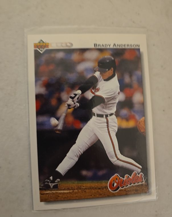 1992 Upper Deck #185 Brady Anderson — front
