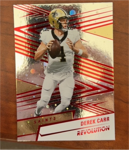 2025 Panini Revolution Derek Carr — front