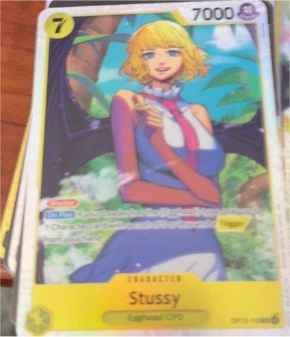 One Piece TCG OP13-110 Stussy — front