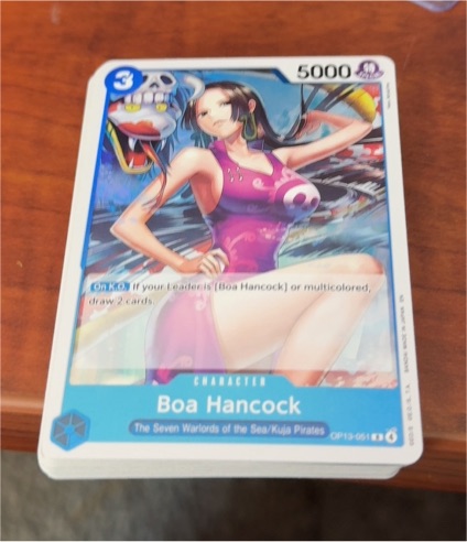 One Piece Card Game OP13-051 Boa Hancock Carrying On His Will — front