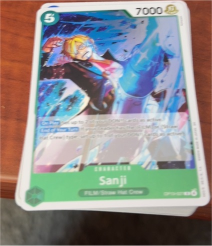 Sanji OP13-027 One Piece TCG Carrying On His Will — front