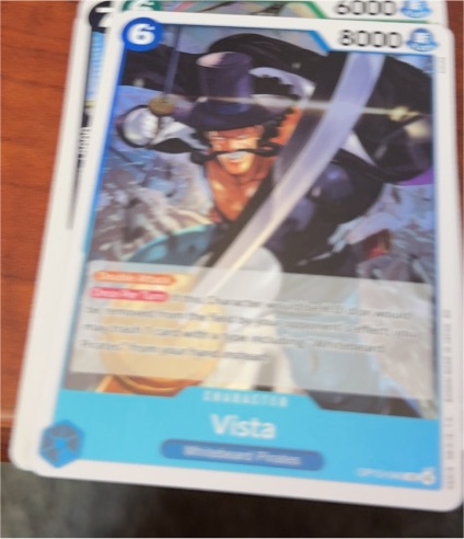 One Piece Card Game OP13-046 Vista Carrying On His Will — front