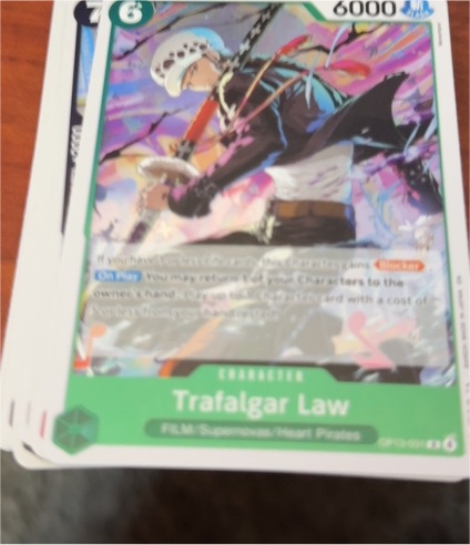 One Piece Card Game OP13-031 Trafalgar Law Carrying On His Will — front