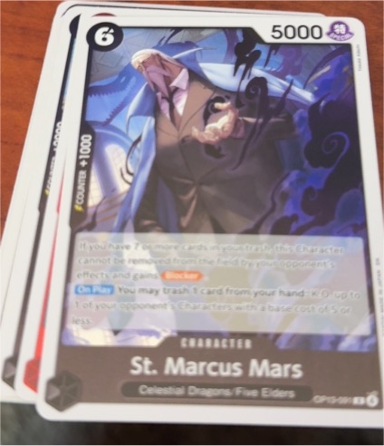 One Piece OP13-091 St. Marcus Mars — front