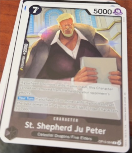 One Piece TCG OP13-084 St. Shepherd Ju Peter — front