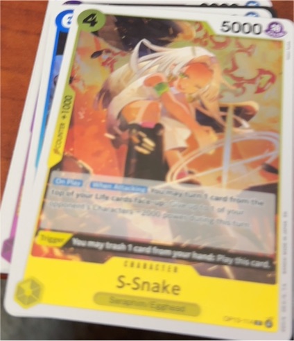 One Piece Card Game OP13-114 S-Snake — front