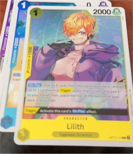 One Piece Card Game OP13-113 Lilith — front