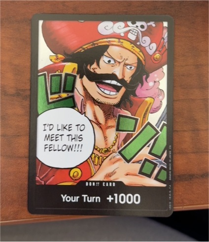 One Piece TCG OP13 Don!! Card Gol.D.Roger — front