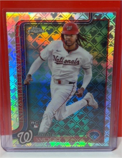 2025 Topps Chrome #132 James Wood — front