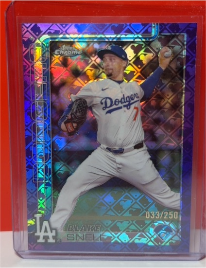 2024 Topps Chrome Logofractor #33 Blake Snell — front