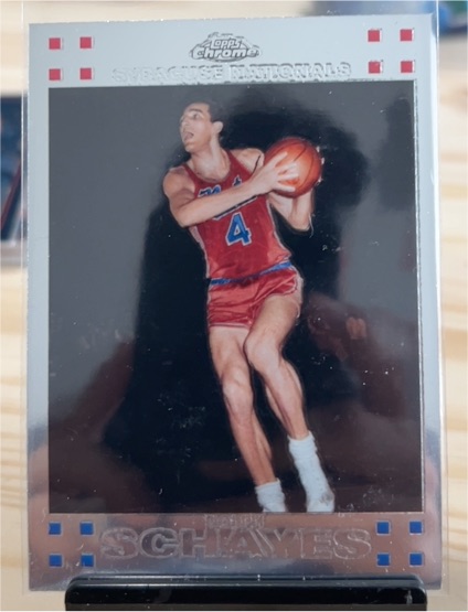 2007-08 Topps Chrome #50 Dolph Schayes — front