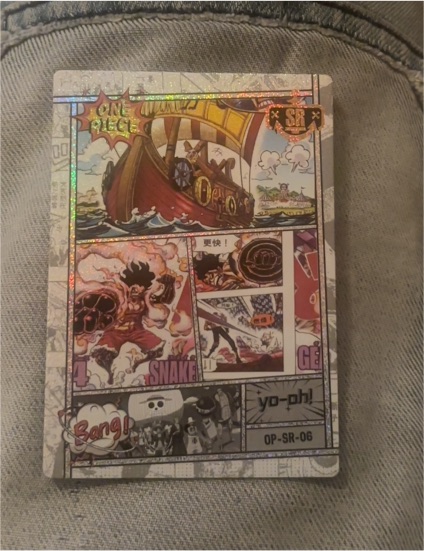 One Piece OP-SR-06 yo-oh! SR Card — front