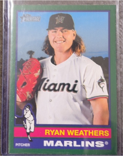2025 Topps Heritage #275 Ryan Weathers — front