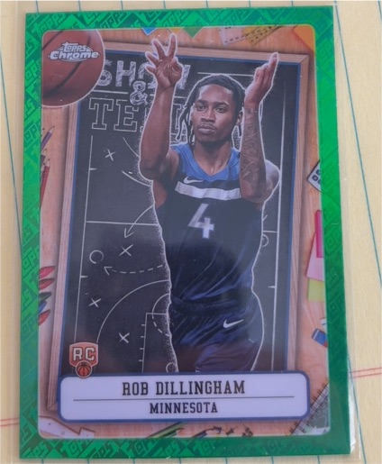 2024-25 Topps Chrome Show and Tell #ST-15 Rob Dillingham — front