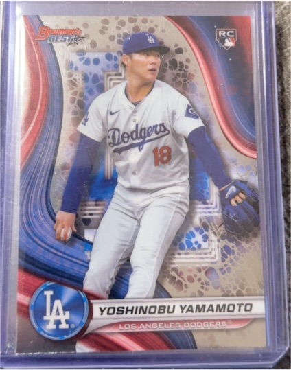 2024 Bowman's Best #34 Yoshinobu Yamamoto — front